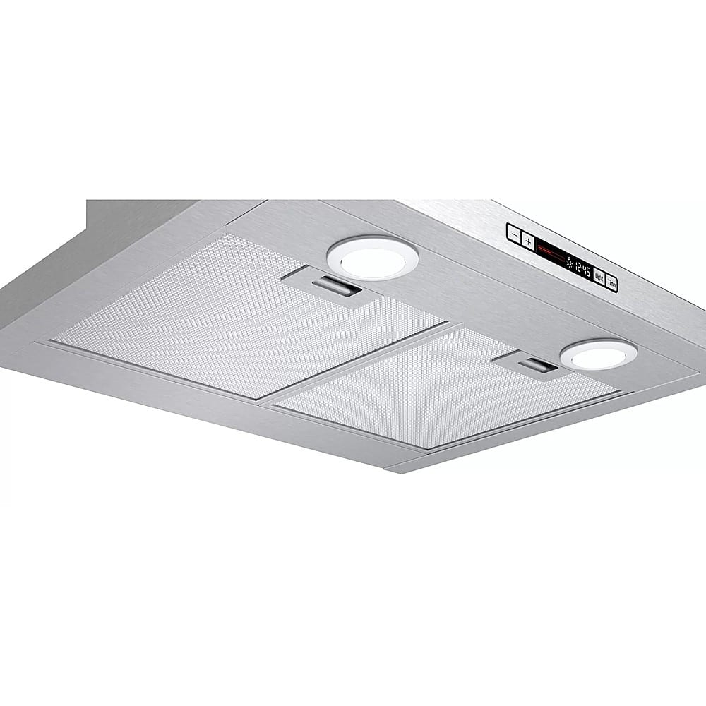 Alt View 15. Bosch - 300 Series 24" Convertible Range Hood - Stainless steel.