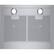Alt View 16. Bosch - 300 Series 24" Convertible Range Hood - Stainless steel.