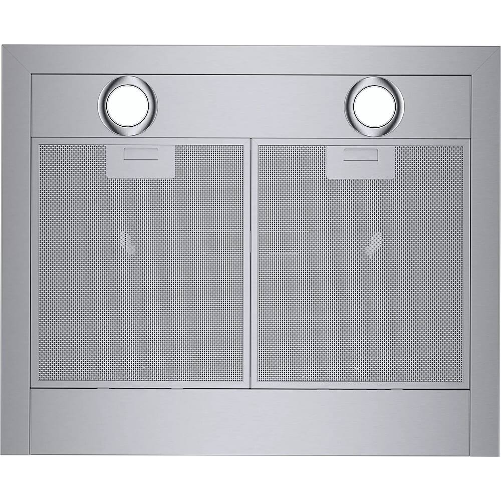 Alt View 16. Bosch - 300 Series 24" Convertible Range Hood - Stainless steel.