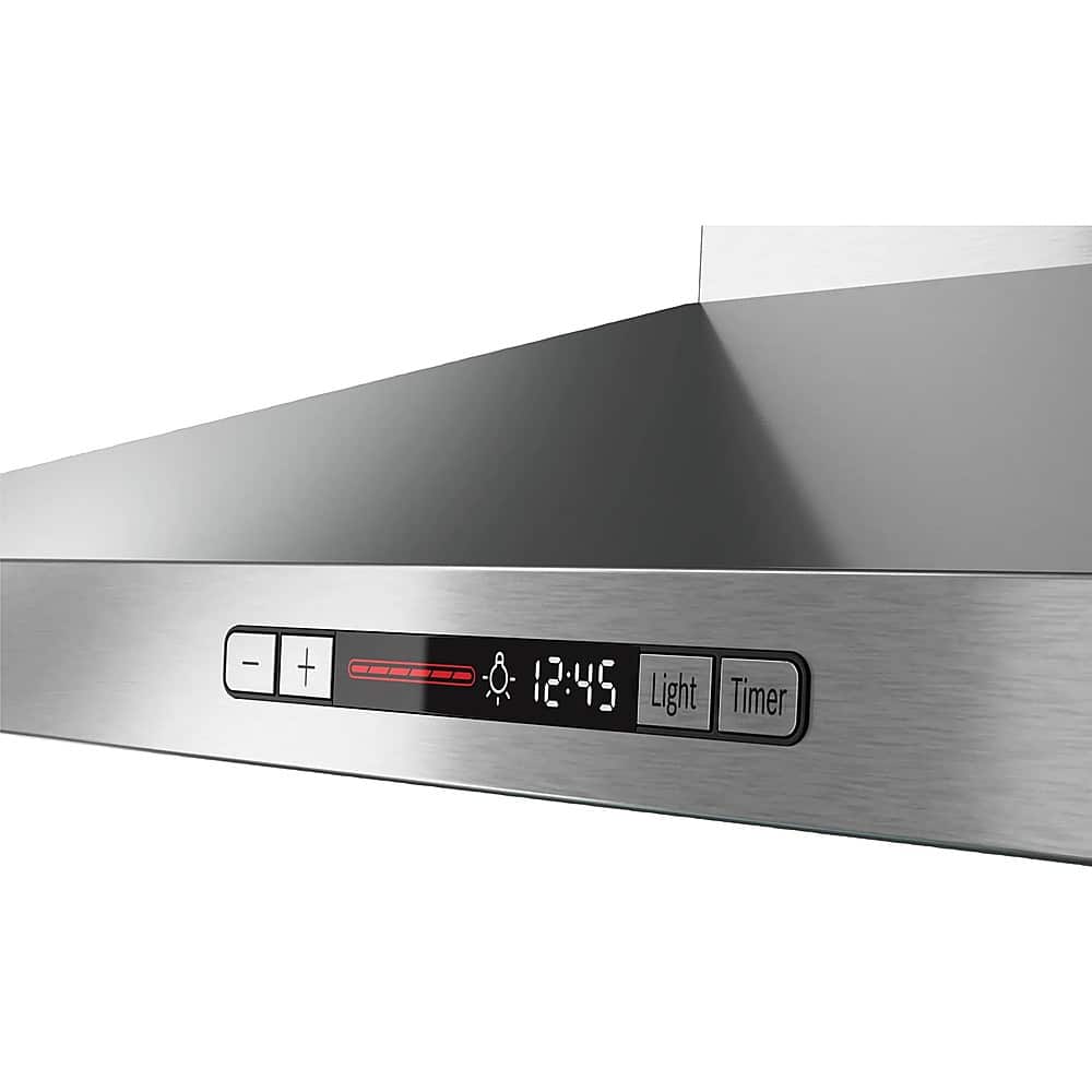 Alt View 17. Bosch - 300 Series 24" Convertible Range Hood - Stainless steel.