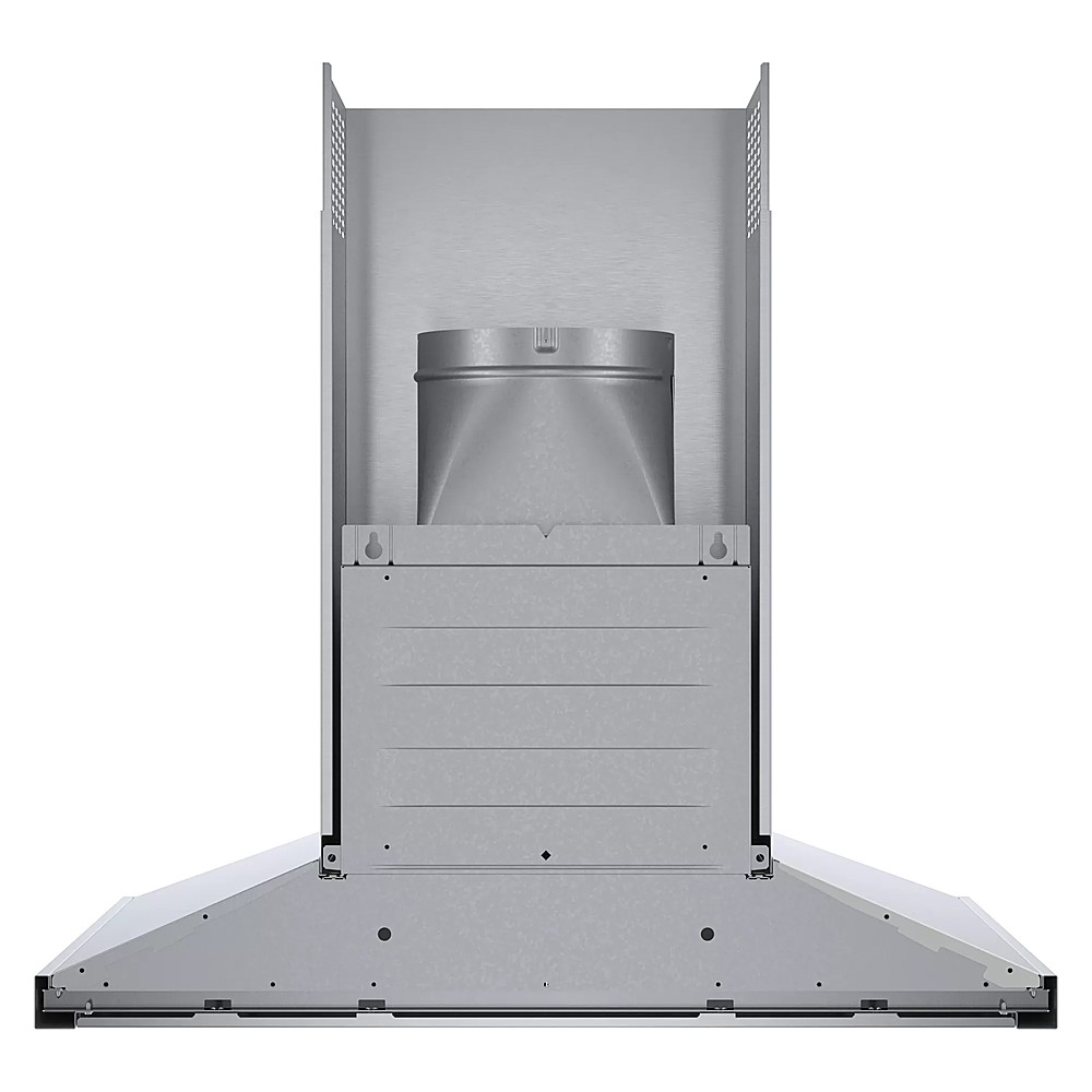 Angle View: Bosch - 300 Series 30" Convertible Range Hood - Stainless steel