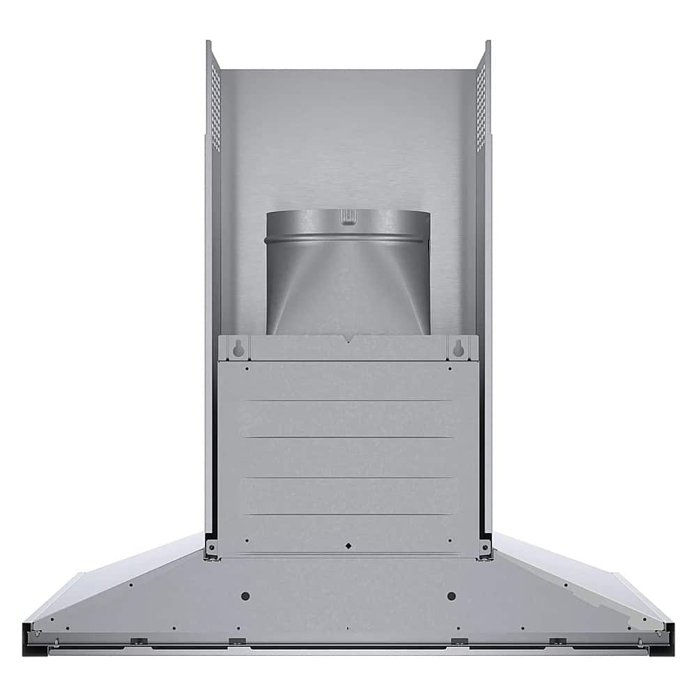 Alt View 13. Bosch - 300 Series 30" Convertible Range Hood - Stainless steel.