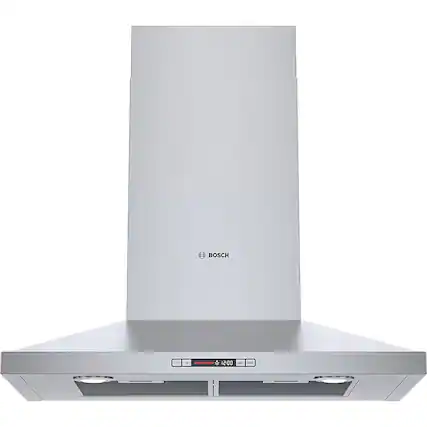 Front. Bosch - 300 Series 30" Convertible Range Hood - Stainless steel.