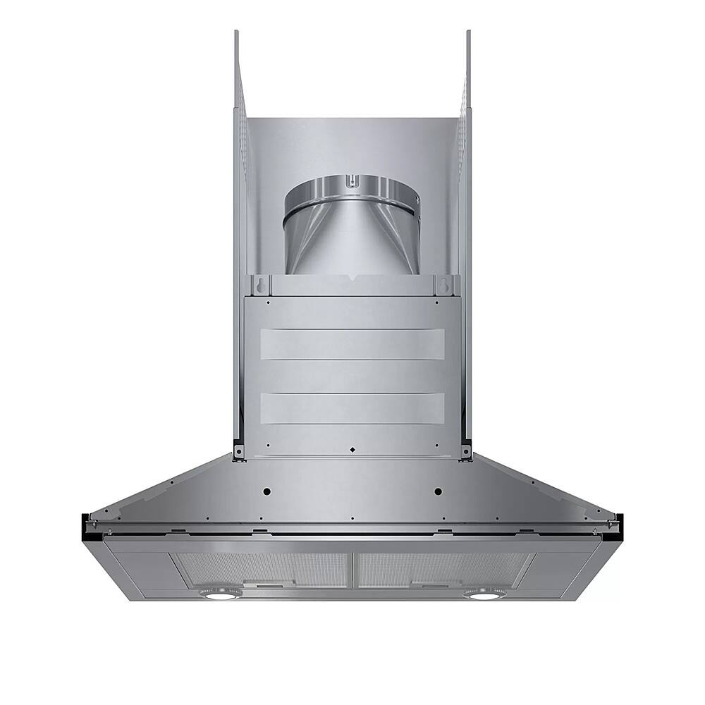 Alt View 14. Bosch - 300 Series 30" Convertible Range Hood - Stainless steel.