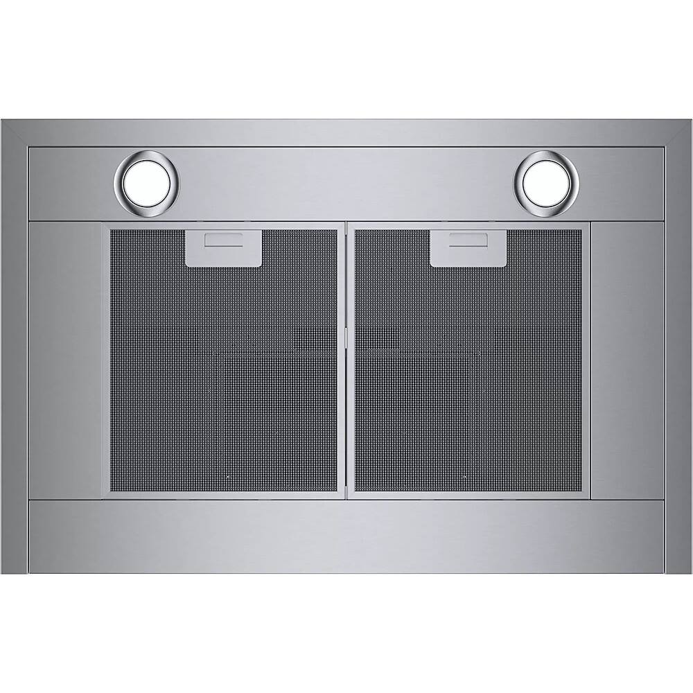 Alt View 17. Bosch - 300 Series 30" Convertible Range Hood - Stainless steel.
