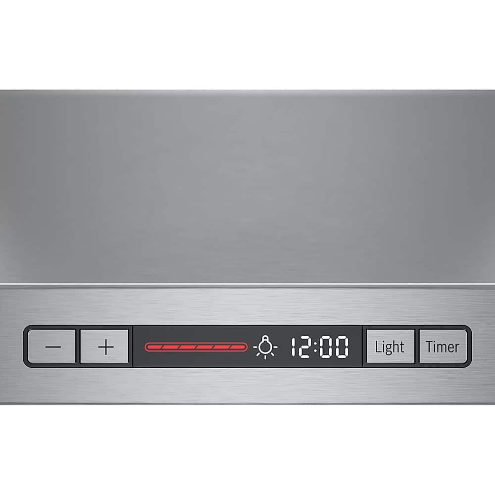 Alt View 19. Bosch - 300 Series 30" Convertible Range Hood - Stainless steel.
