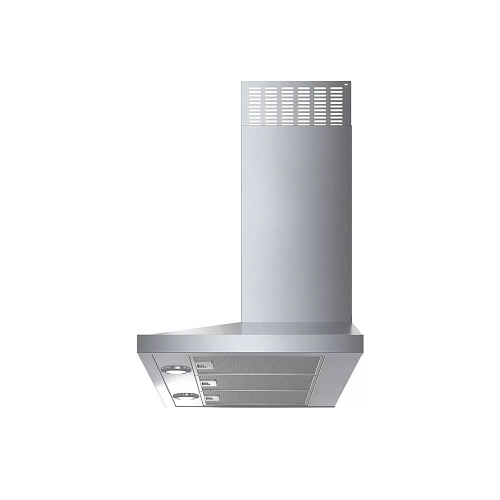 Alt View 12. Bosch - 300 Series 36" Convertible Range Hood - Stainless steel.