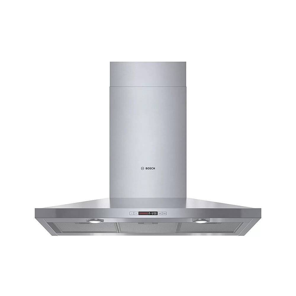 Alt View 11. Bosch - 300 Series 36" Convertible Range Hood - Stainless steel.