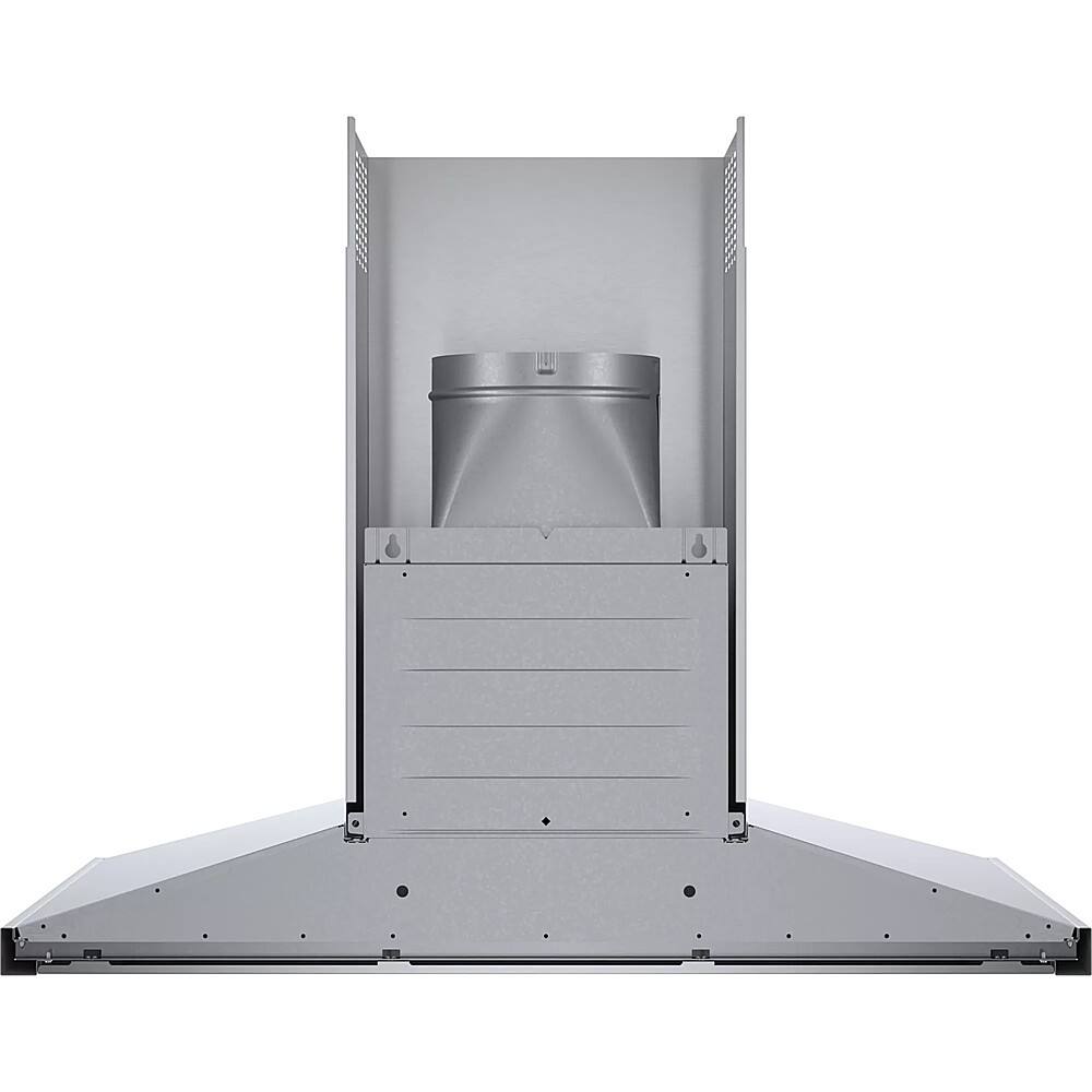 Alt View 13. Bosch - 300 Series 36" Convertible Range Hood - Stainless steel.