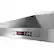 Alt View 18. Bosch - 300 Series 36" Convertible Range Hood - Stainless steel.