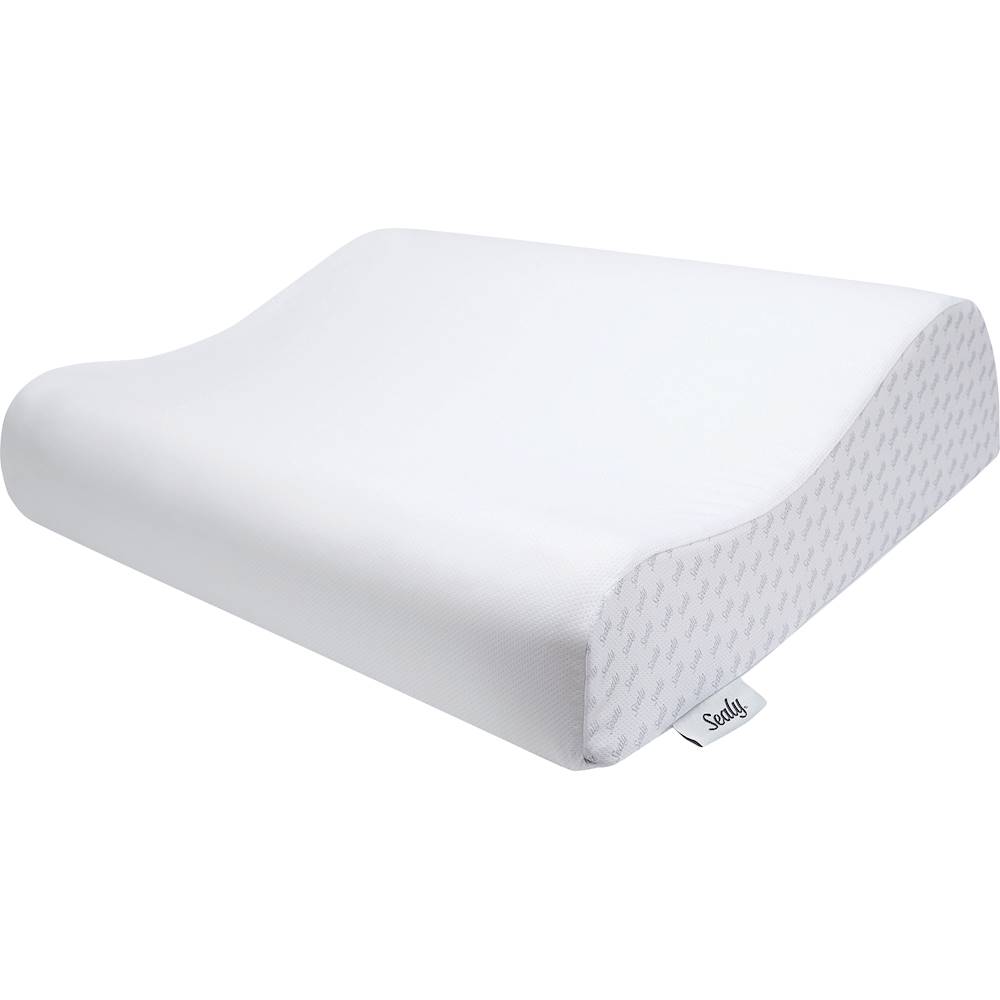 Left View: Sealy - Essentials 3" Cooling Gel Memory Foam Full/Double Topper
