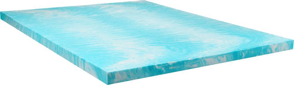 Angle View: Sealy - Essentials 3" Gel Memory Foam Twin Topper