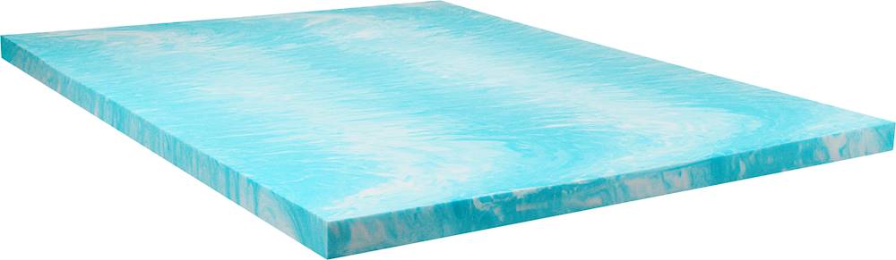 Angle View: Sealy - Essentials 3" Gel Memory Foam Full/Double Topper