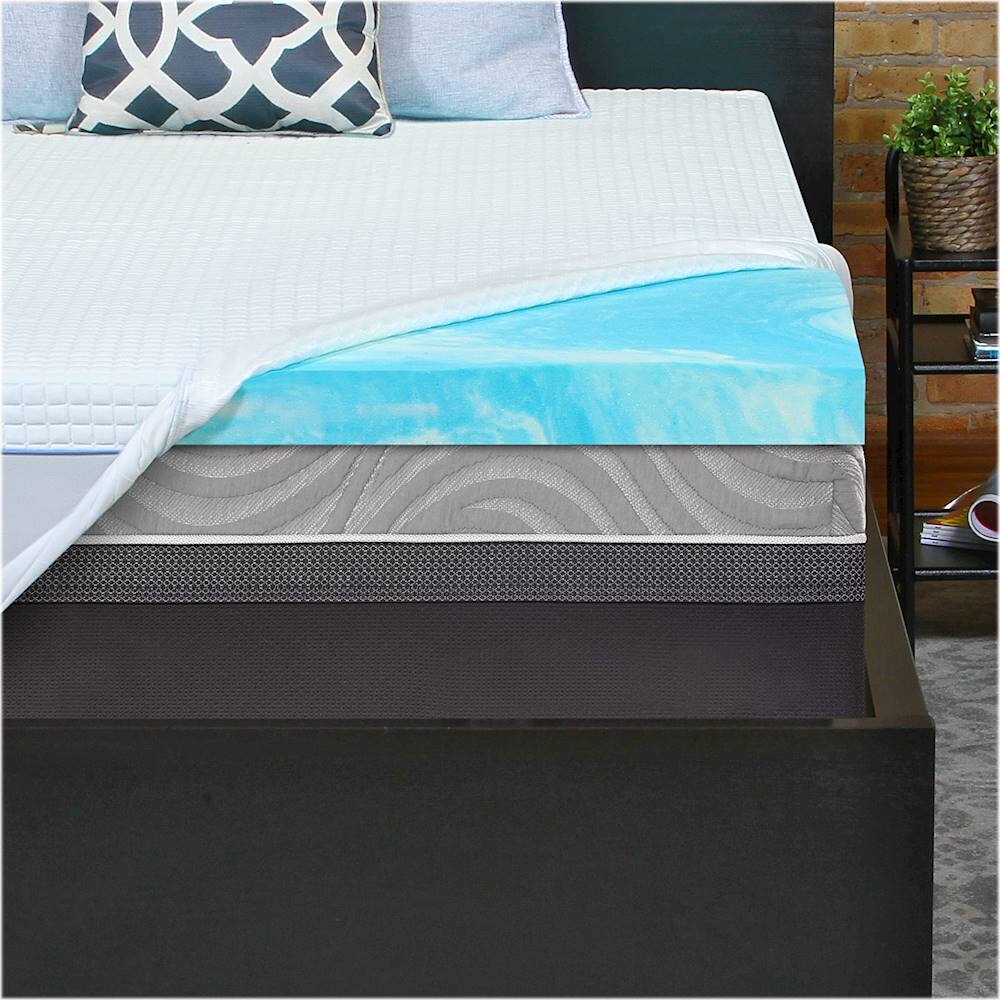 Best Buy: Sealy Essentials 3" Gel Memory Foam Full/Double Topper F02 ...