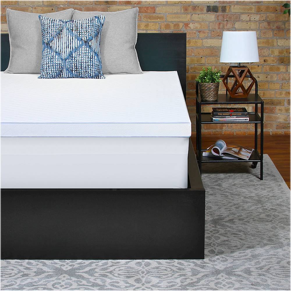 Best Buy Sealy Essentials 3" Cooling Gel Memory Foam King Topper F02