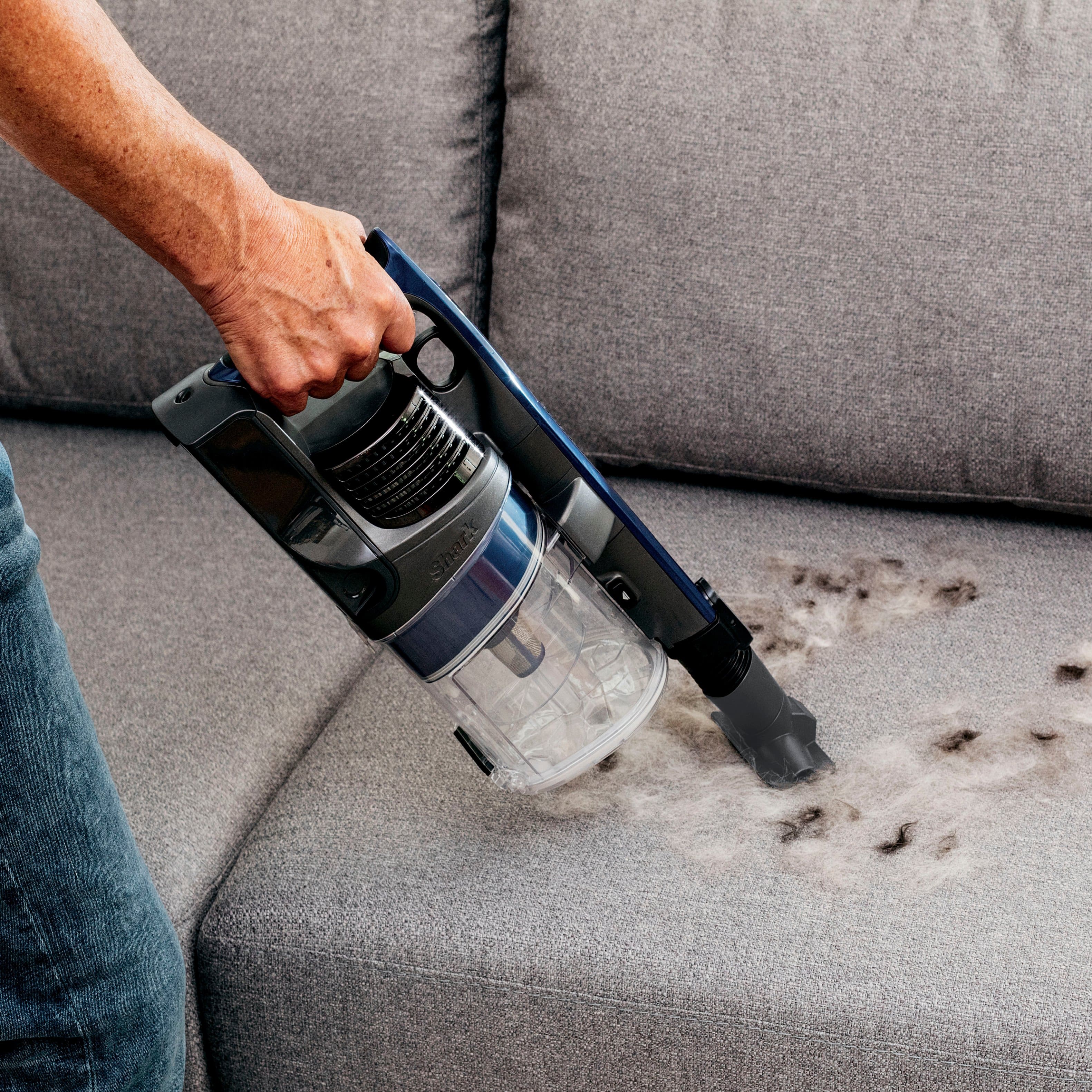 Alt View 14. Shark - Pet Cordless Stick Vacuum with XL Dust Cup, LED Headlights - Blue Iris.