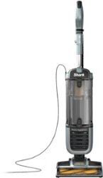 Shark - Navigator Pet Upright Vacuum with Self-Cleaning Brushroll & Anti-Allergen Complete Seal - Pewter Grey Metallic - Front_Zoom
