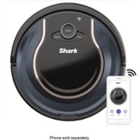 Shark ION Robot RV761, Wi-Fi Connected Robot Vacuum with Multi-Surface Cleaning (Black/Navy Blue)