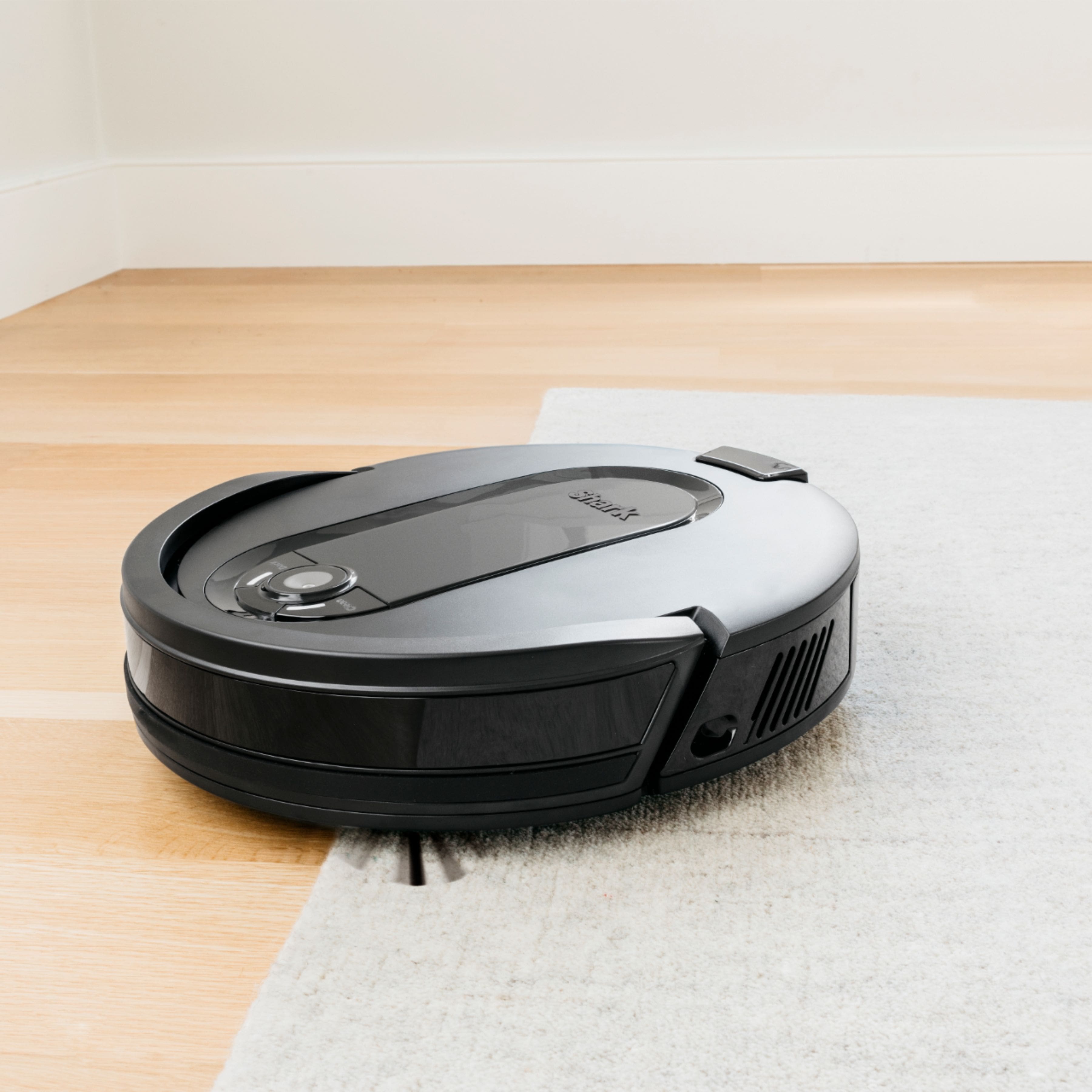 Alt View 12. Shark - IQ Robot R101 Wi-Fi Connected Robot Vacuum - Black.