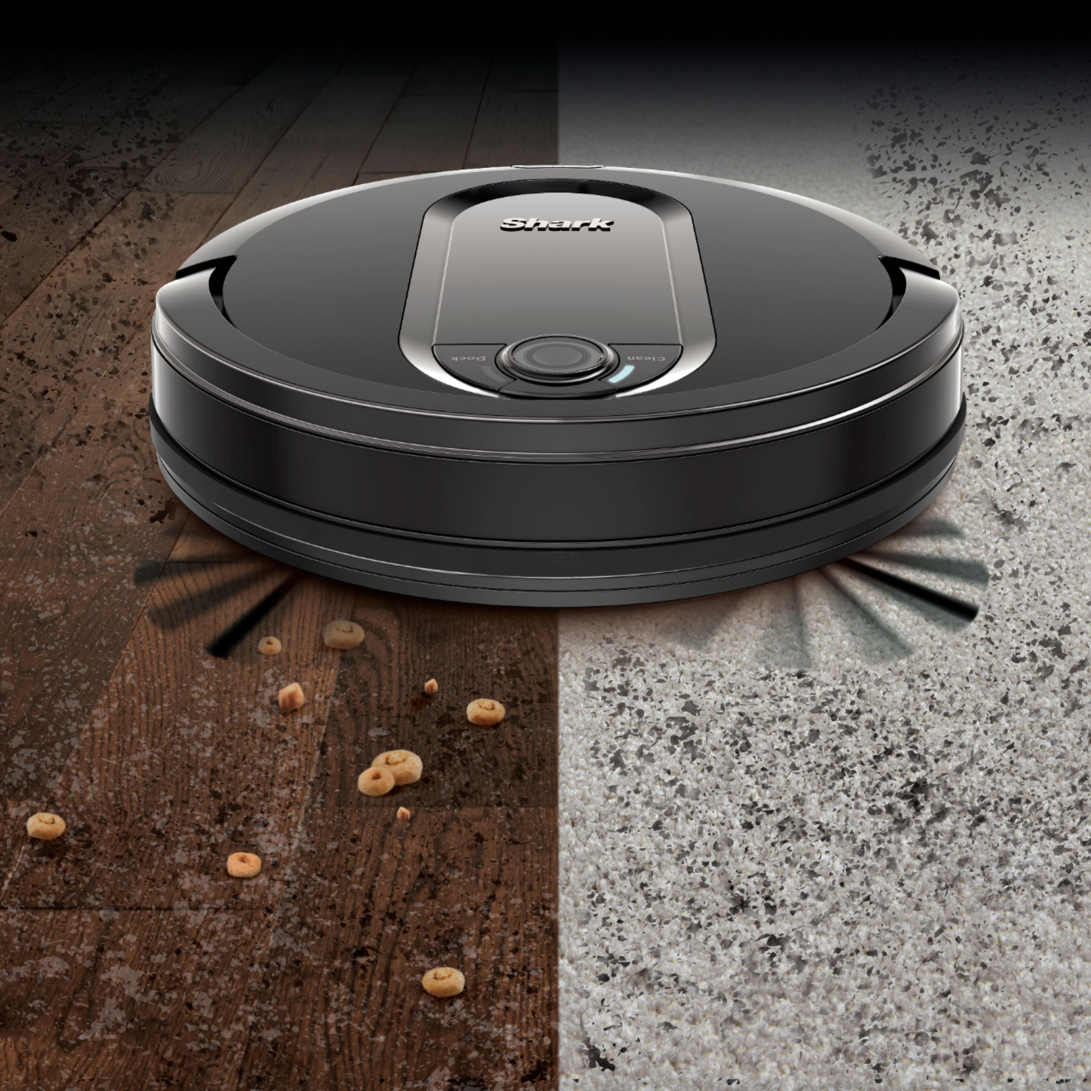 Alt View 13. Shark - IQ Robot R101 Wi-Fi Connected Robot Vacuum - Black.