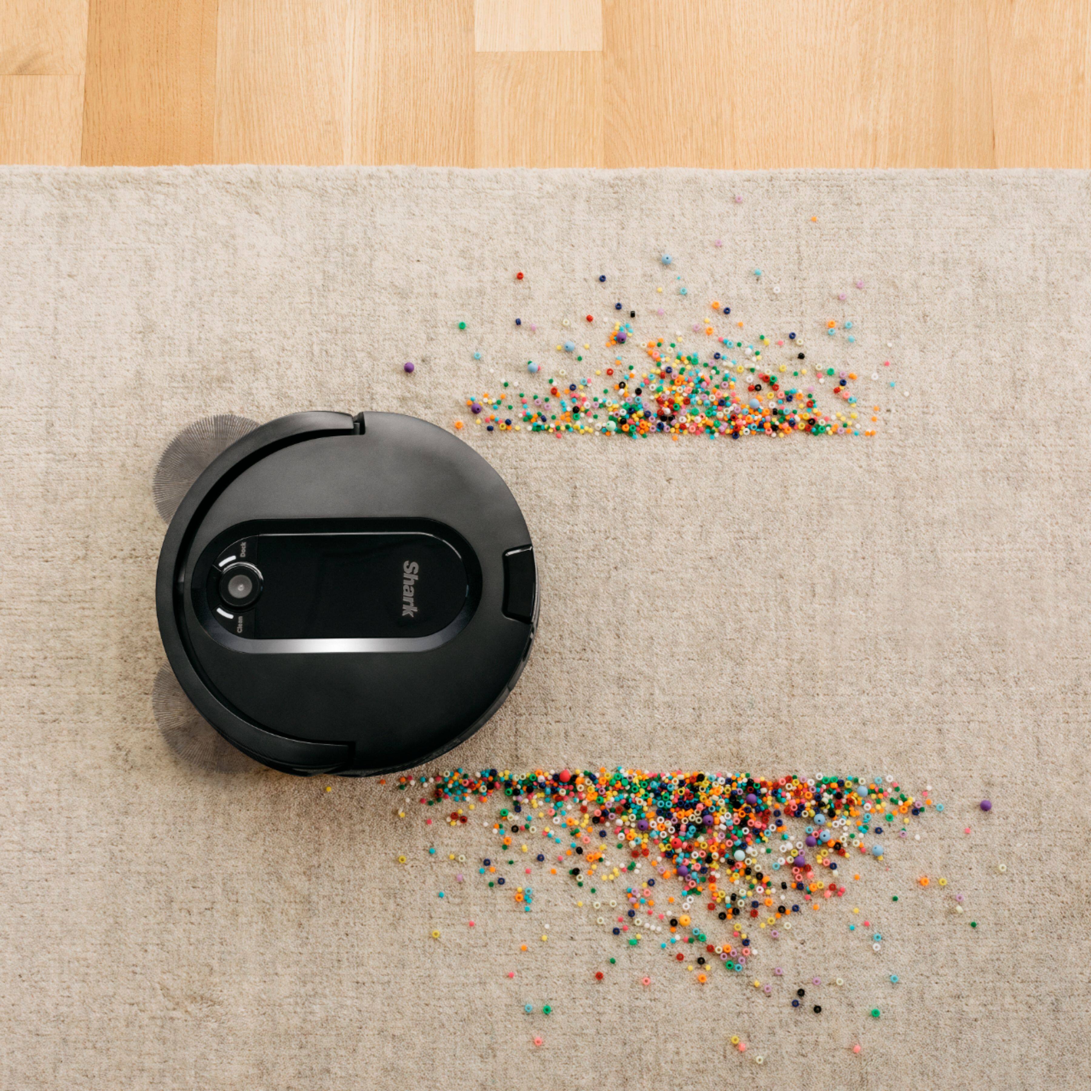 Alt View 26. Shark - IQ Robot R101 Wi-Fi Connected Robot Vacuum - Black.