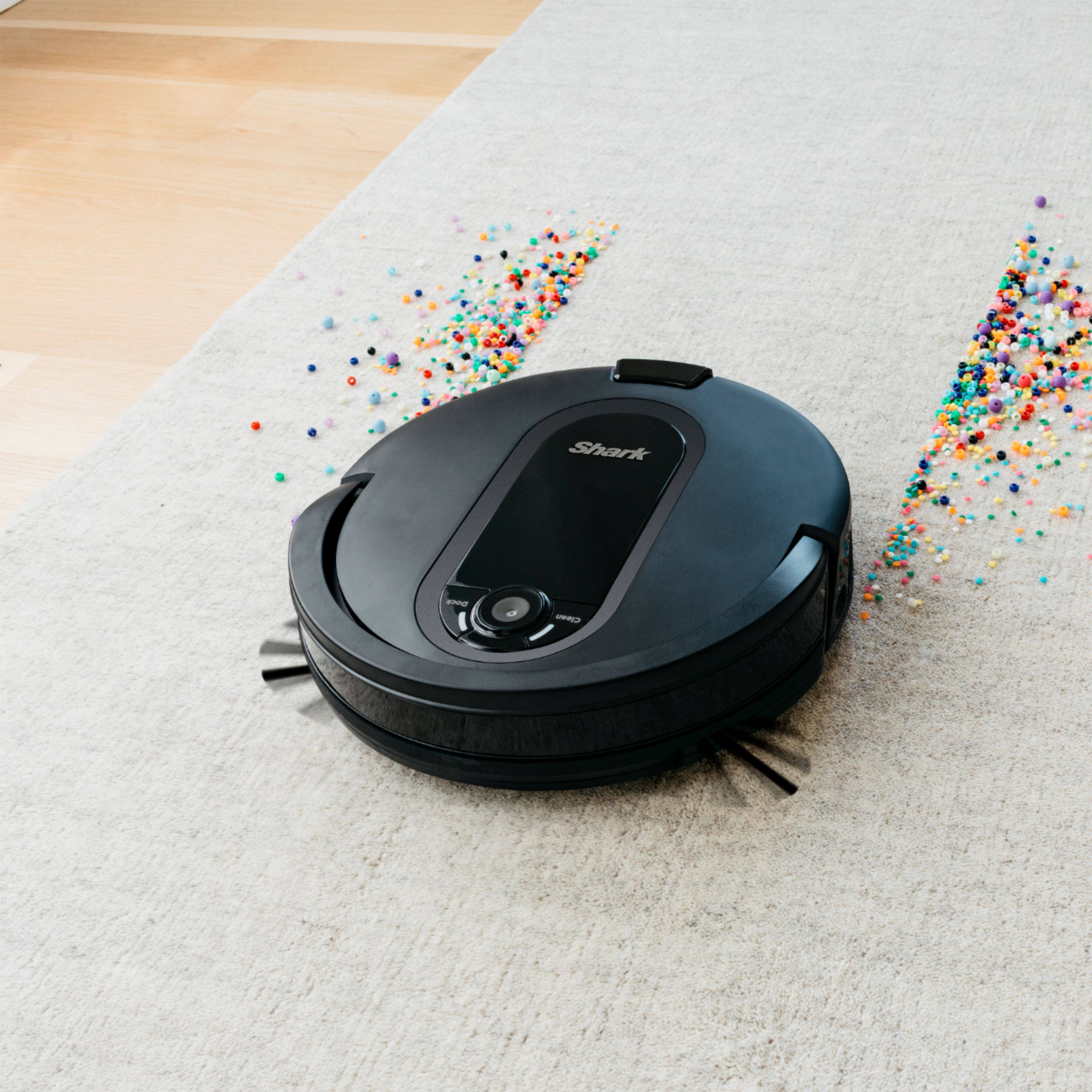 Alt View 27. Shark - IQ Robot R101 Wi-Fi Connected Robot Vacuum - Black.