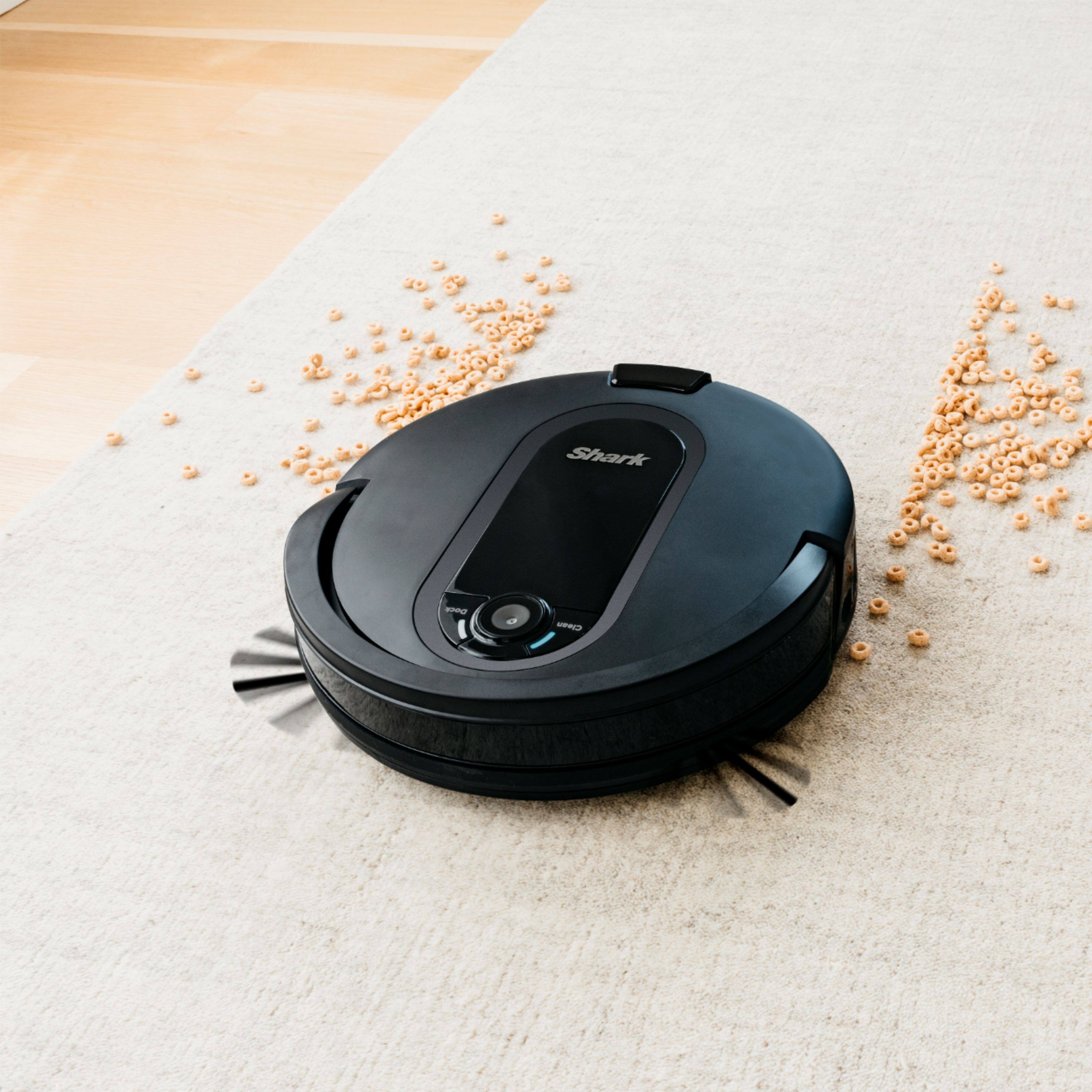 Alt View 28. Shark - IQ Robot R101 Wi-Fi Connected Robot Vacuum - Black.
