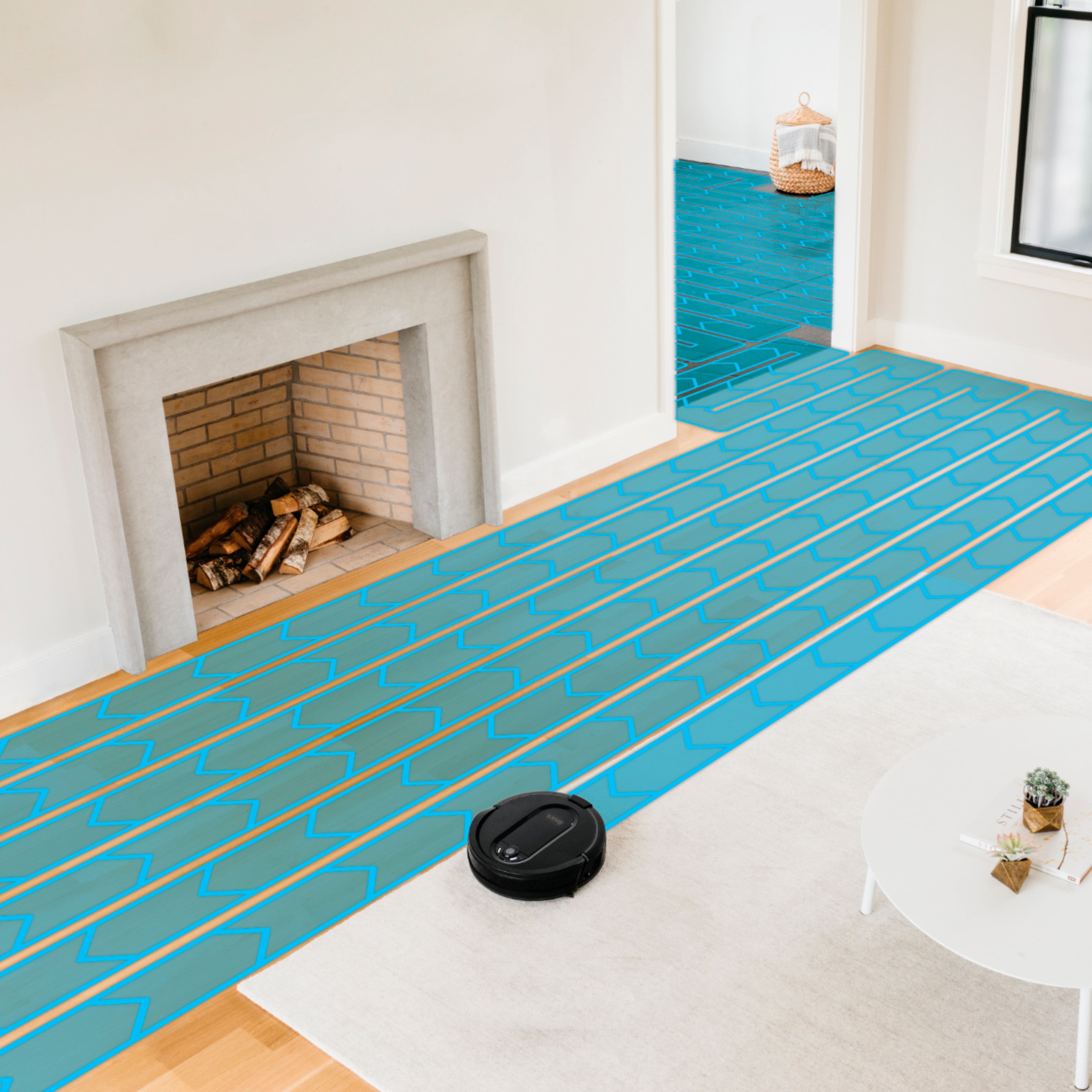 Alt View 33. Shark - IQ Robot R101 Wi-Fi Connected Robot Vacuum - Black.