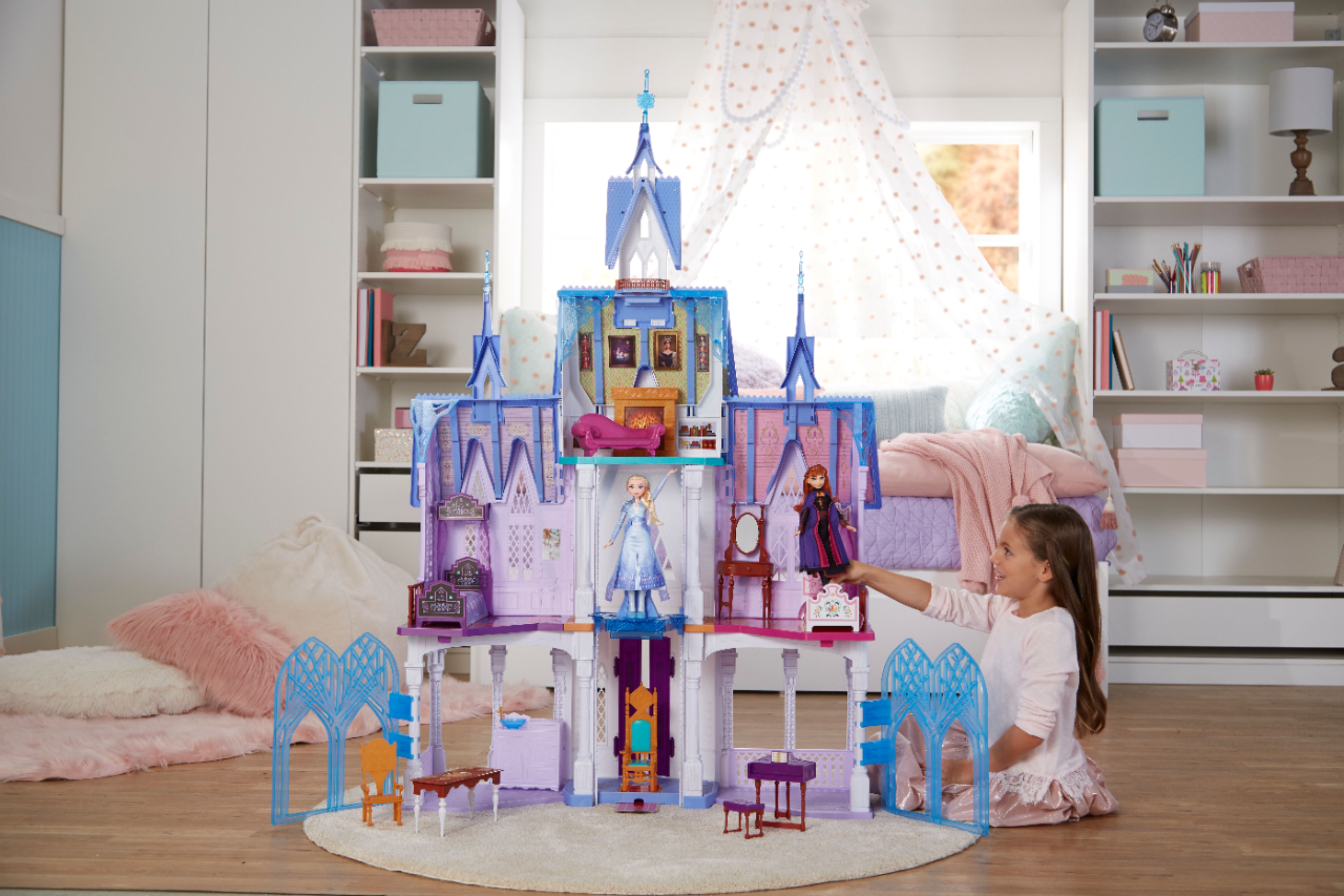 Disney E5495 Frozen 2 Ultimate Arendelle Castle with Lights and Moving Balcony for sale online 