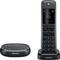 Motorola - MOTO-AXH01 Alexa Built-In Wireless Home Telephone System - Black-Angle_Standard