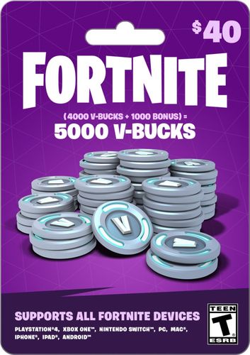 $40 Fortnite In-Game Currency Card