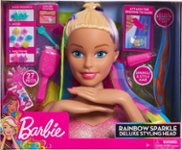 Front Zoom. Barbie - Rainbow Sparkle Styling Head.