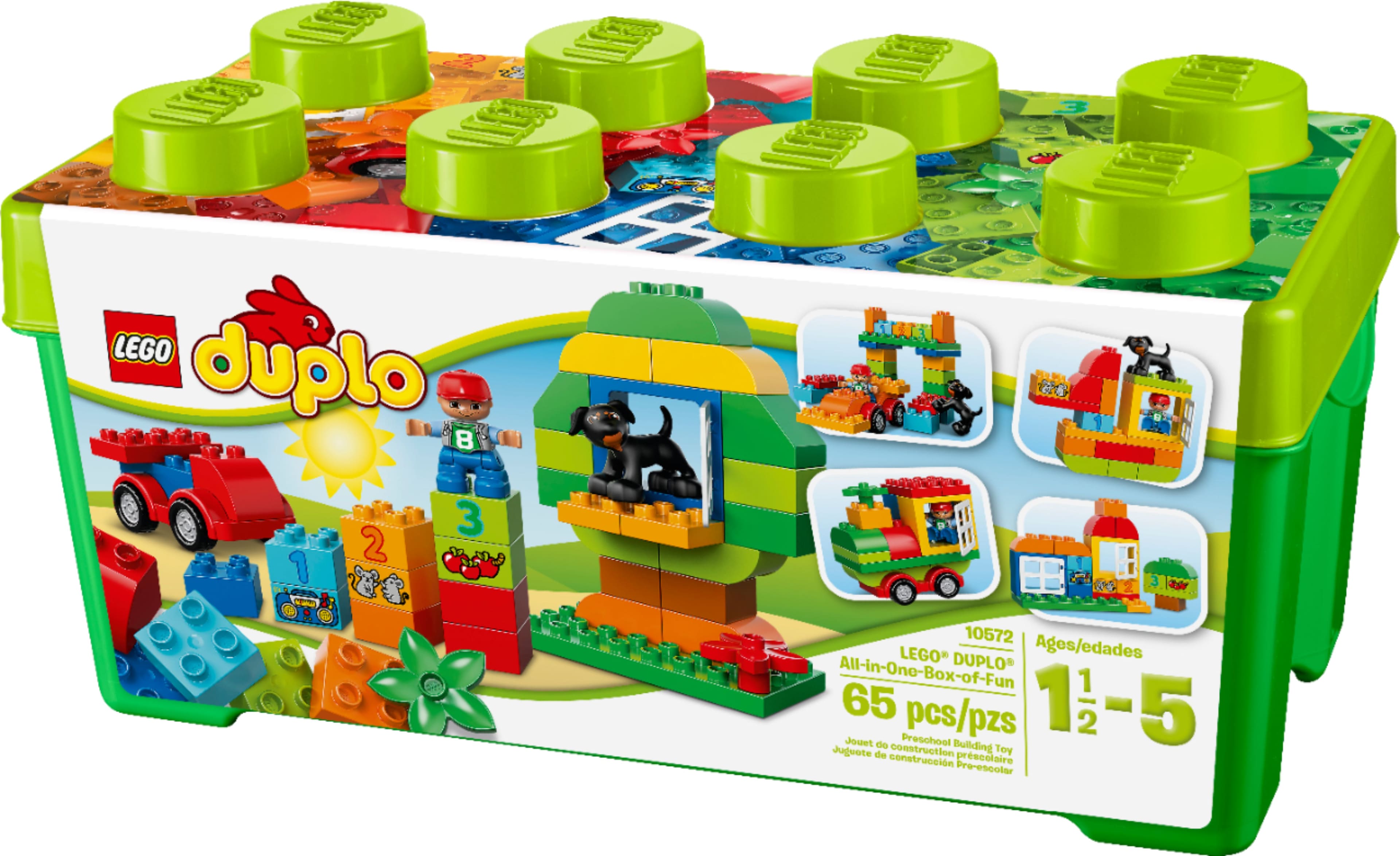 Left. LEGO - DUPLO All-in-One-Box-of-Fun 10572.