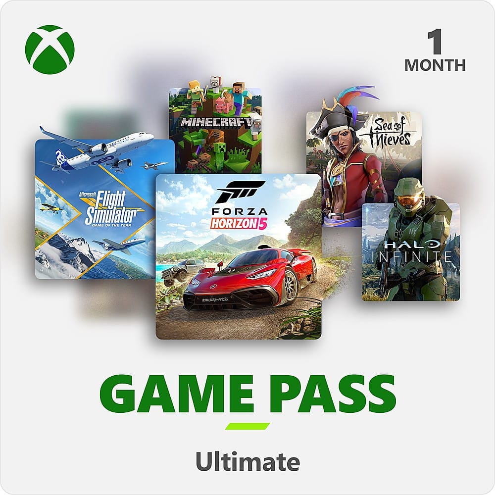 Xbox Game Pass Ultimate – 1 Month Membership – Xbox Series X|S, Xbox One,  Windows [Digital Code]