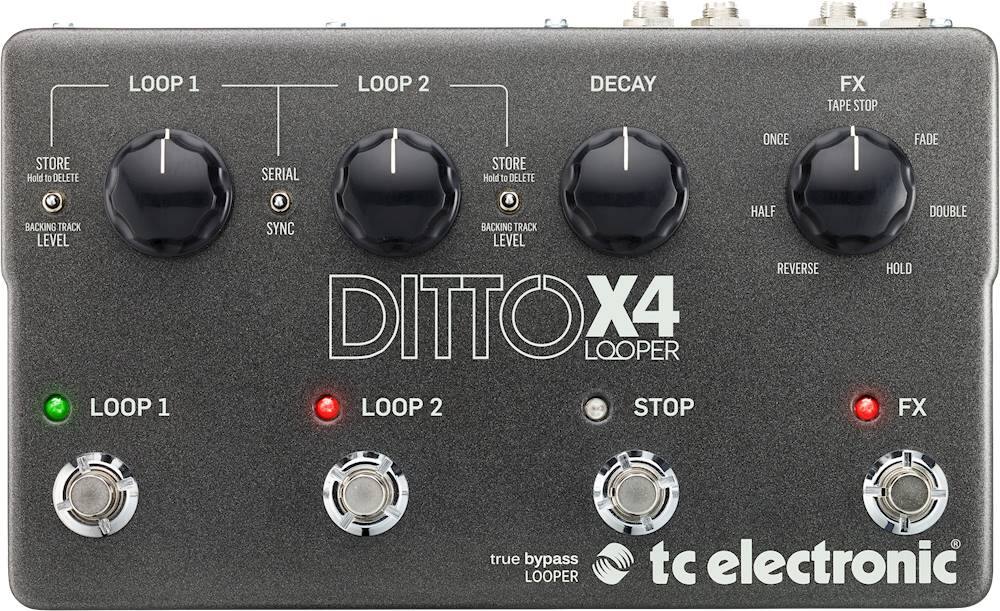 Best Buy: TC Electronic Ditto X4 Looper Pedal EFFDITTOX4