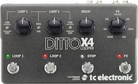 Best Buy: TC Electronic Ditto X4 Looper Pedal EFFDITTOX4