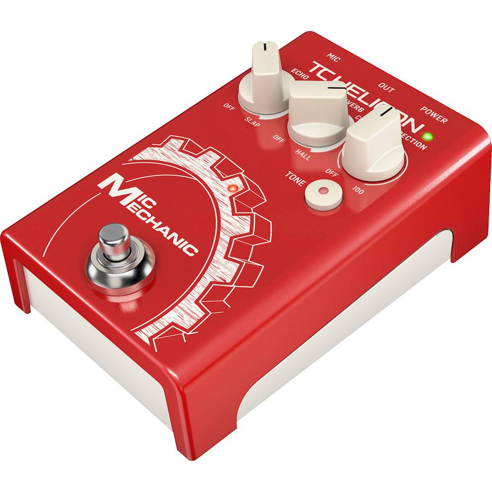 Best Buy: TC Helicon Mic Mechanic 2 Vocal Effects Pedal Red