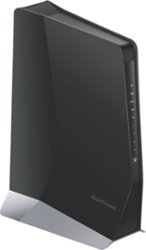 NETGEAR - Nighthawk EAX80 AX6000 WiFi 6 Range Extender and Signal Booster - Black - Angle_Zoom