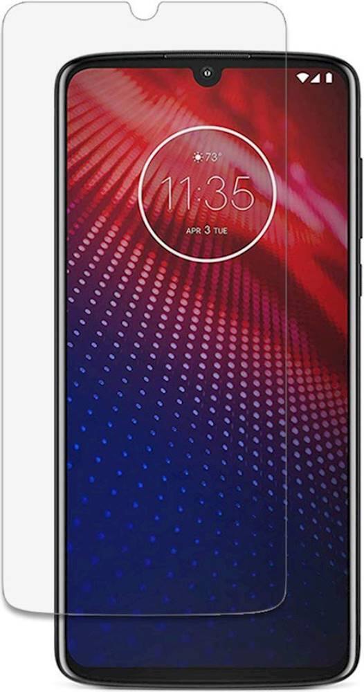 Alt View 11. SaharaCase - ZeroDamage Tempered Glass Screen Protector for Motorola Moto Z4 - Clear.
