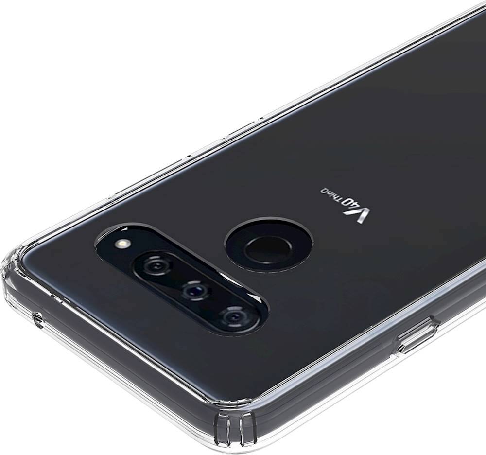 Best Buy SaharaCase Crystal Series Case for LG V50 ThinQ Clear SBCLGV50TQCL