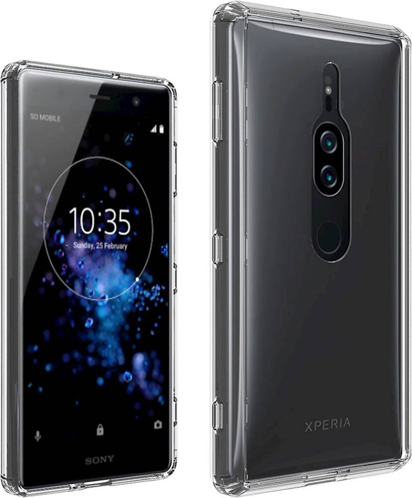 Alt View 12. SaharaCase - Classic Protective Case for Sony XPERIA XZ2 - Clear.