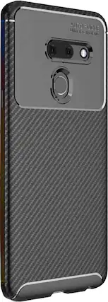 Angle. SaharaCase - Prestige Series Protective Case for LG G8 ThinQ - Black.
