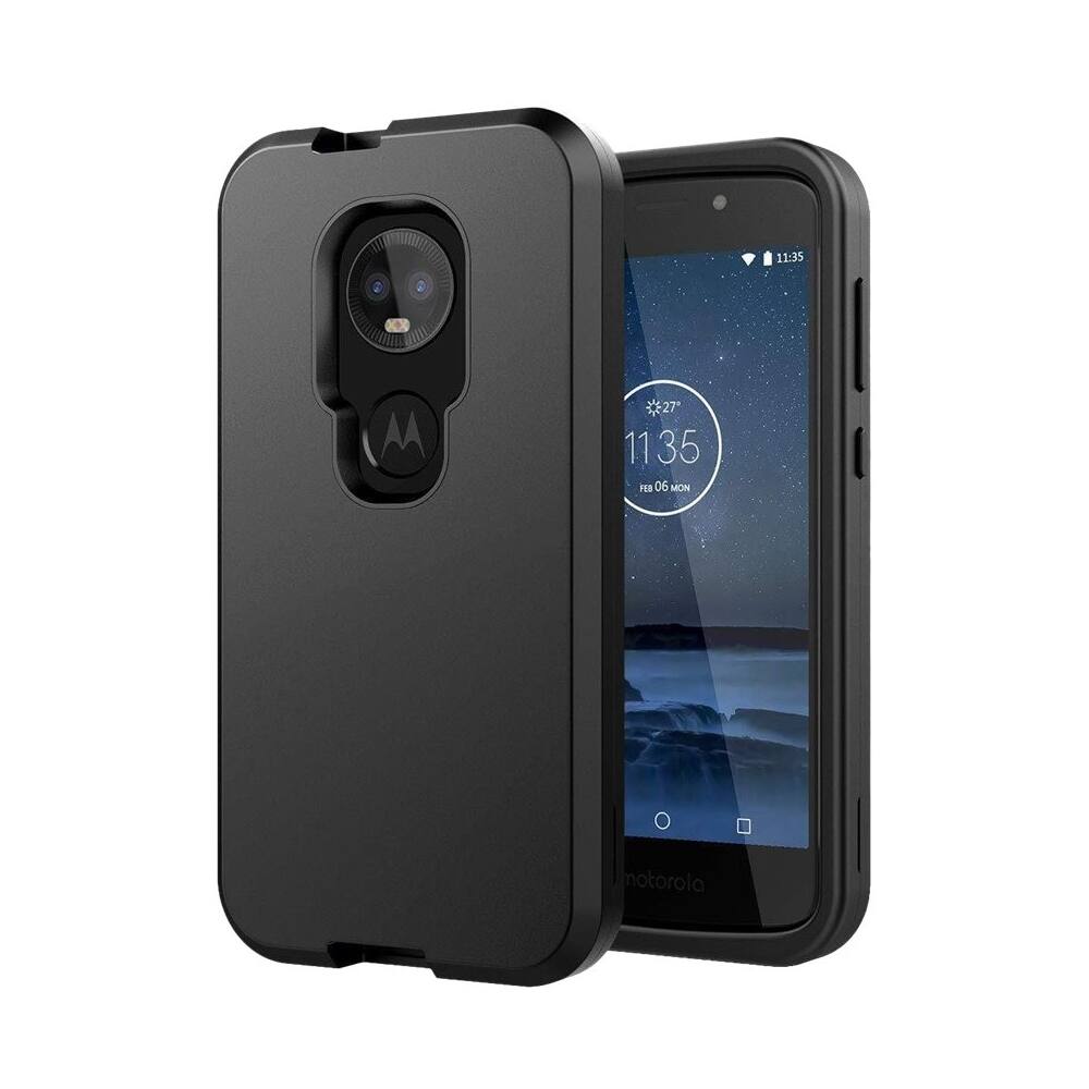 Alt View 11. SaharaCase - Classic Protective Case for Motorola Moto E5 Play - Black.