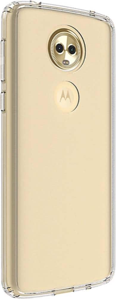 Front. SaharaCase - Crystal Series Case for Motorola Moto E5 Plus - Clear.