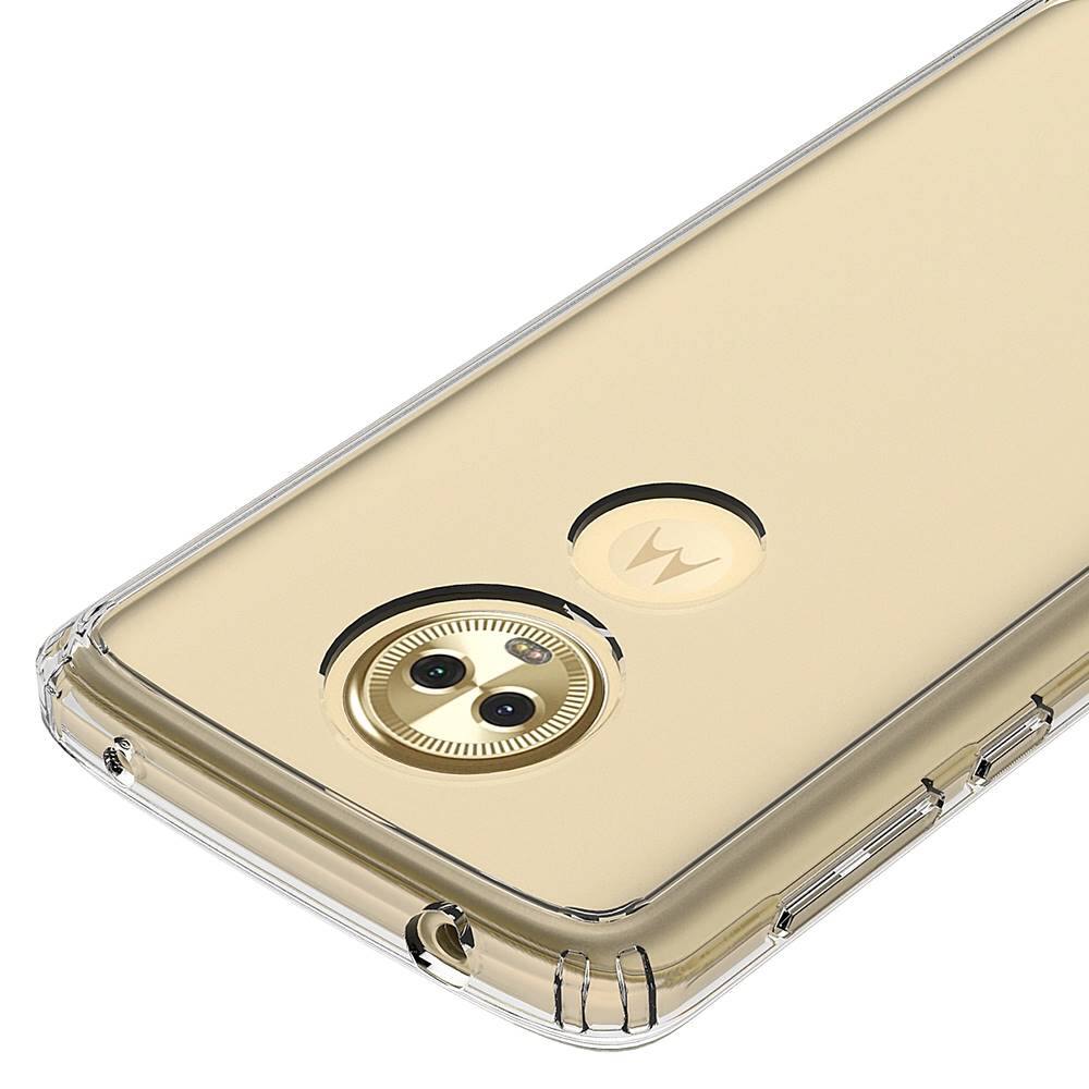 Alt View 12. SaharaCase - Crystal Series Case for Motorola Moto E5 Plus - Clear.