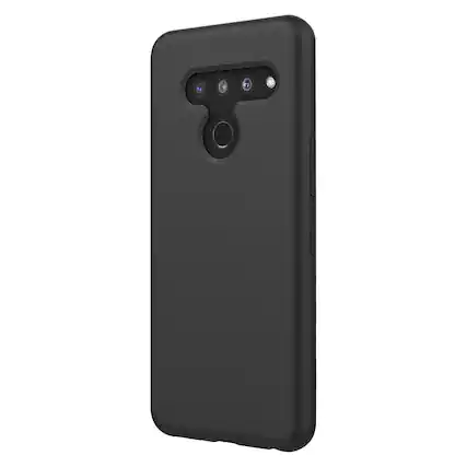 Front. SaharaCase - Slim Series Case for LG V50 ThinQ - Black.