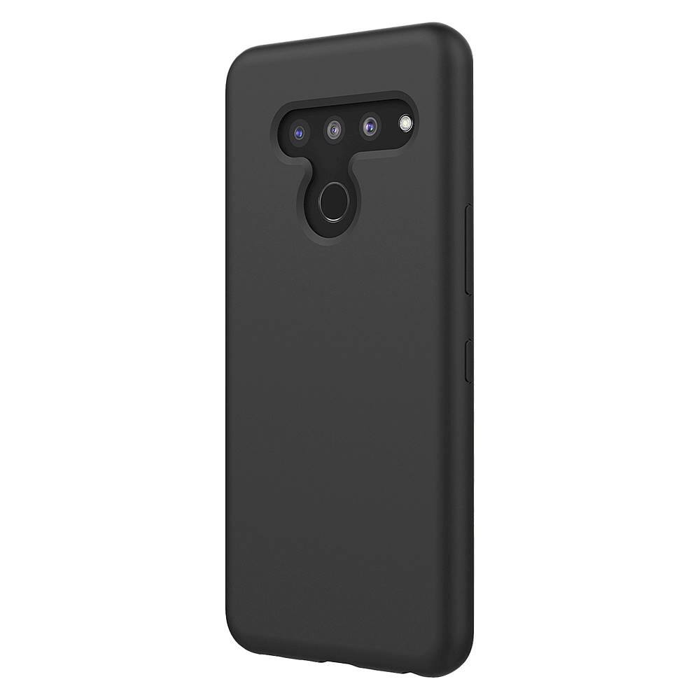 Front. SaharaCase - Slim Series Case for LG V50 ThinQ - Black.