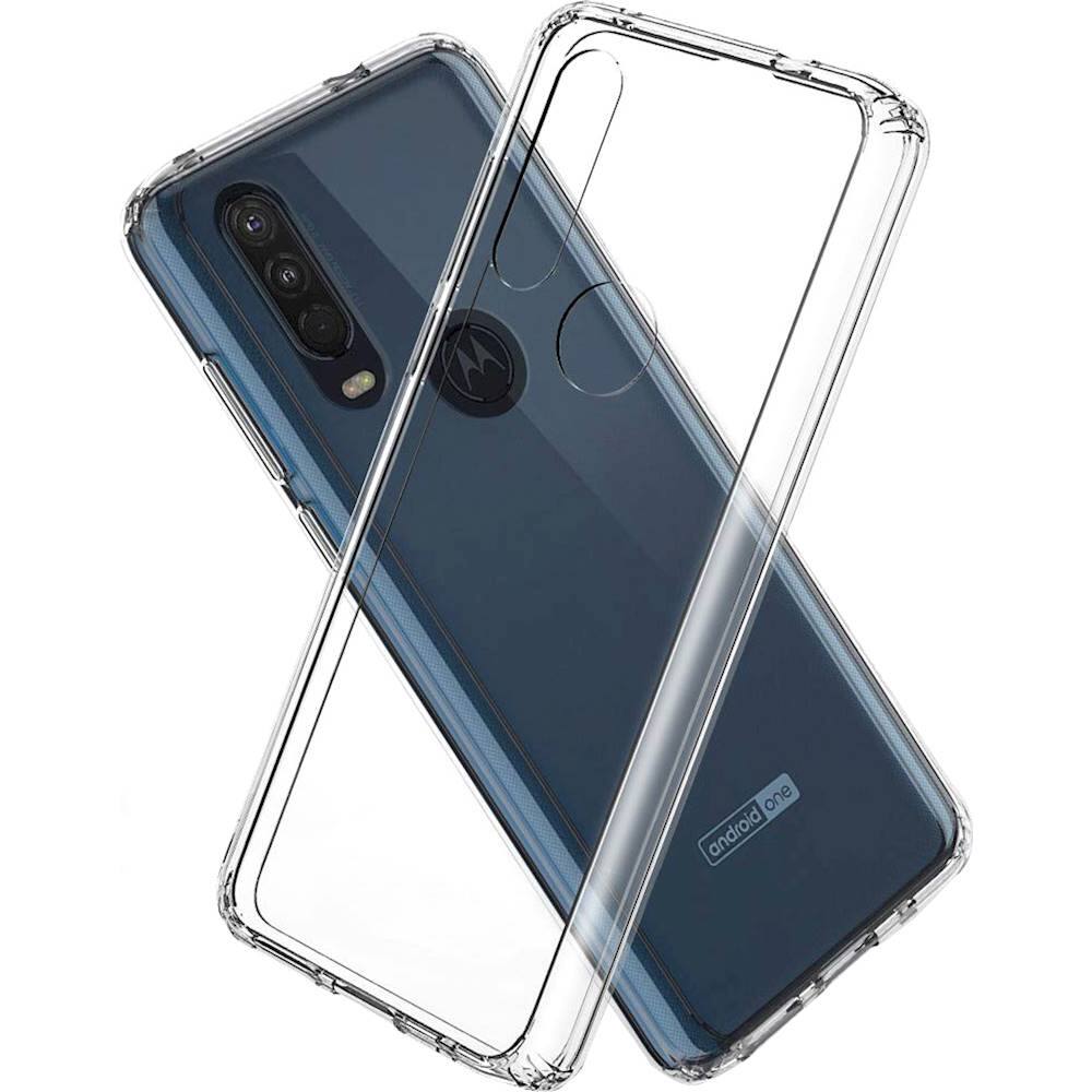 Alt View 12. SaharaCase - Crystal Protective Series Case for Motorola One Action - Clear.