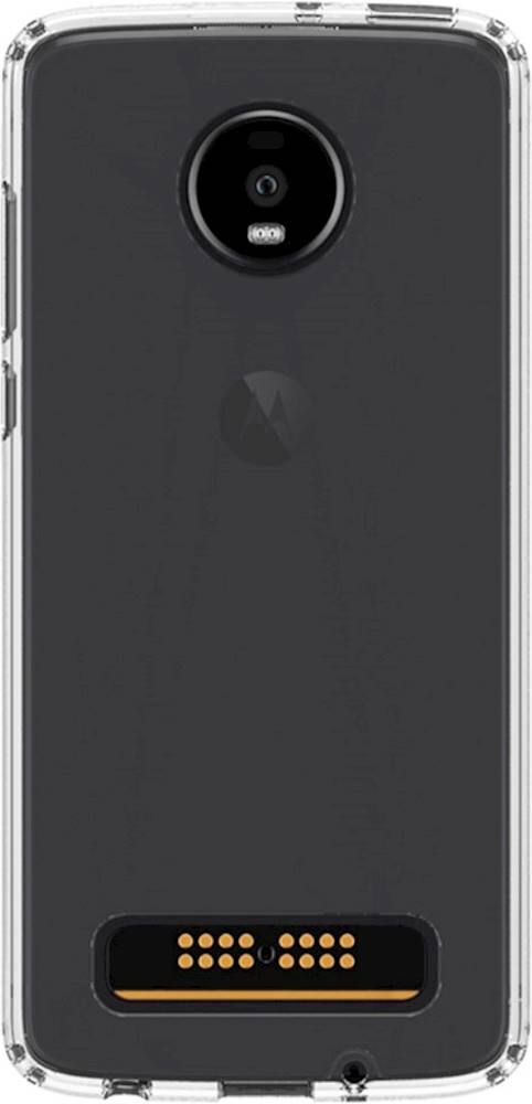 Alt View 1. SaharaCase - Crystal Series Case for Motorola Moto Z4 and Z4 Play - Clear.