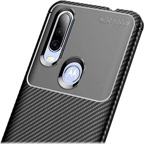 Alt View 2. SaharaCase - Prestige Series Protective Case for Motorola One Action - Black.